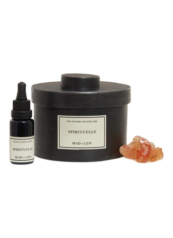 Pot Pourri d'Apothicaire Petit Vegetal Amber 8x5cm (Spirituelle) + Refilling 5ml - Image 2