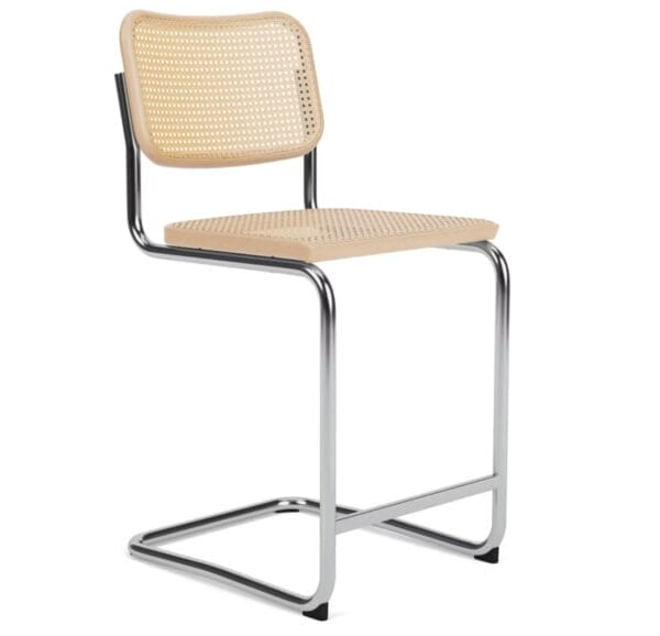 Cesca Stool Light beech, machine woven cane inserts H61cm - Image 3