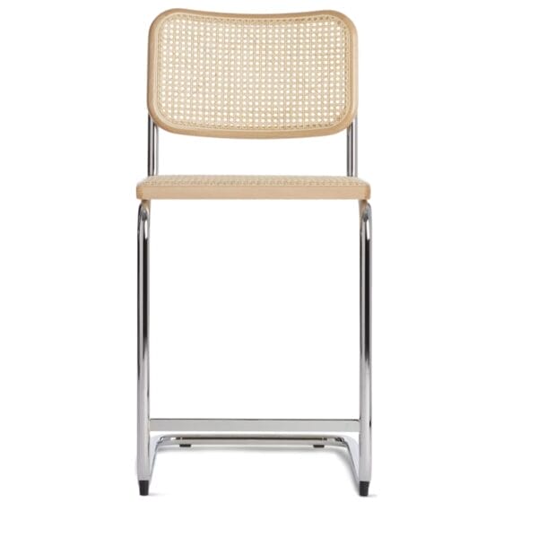 Cesca Stool Light beech, machine woven cane inserts H61cm - Image 5
