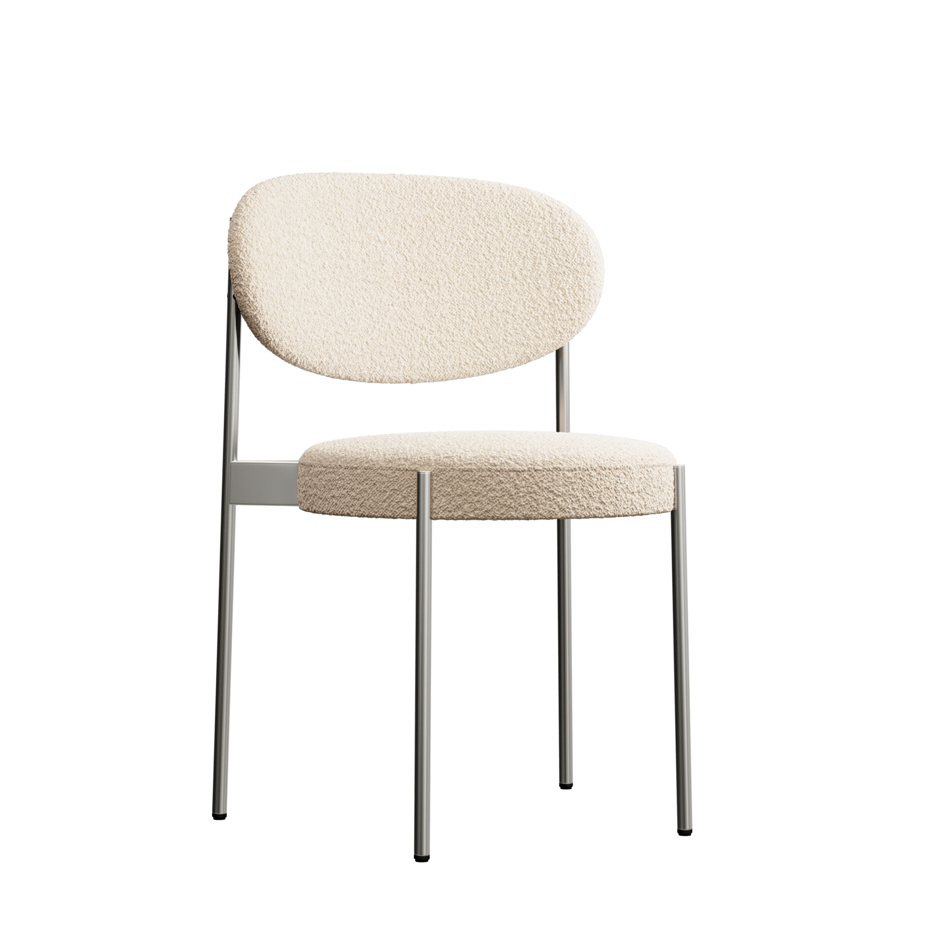 Series 430 Dining Chair, Stainless steel, Group 4, Vidar col. 222, H82 cm, Seat height: 47cm