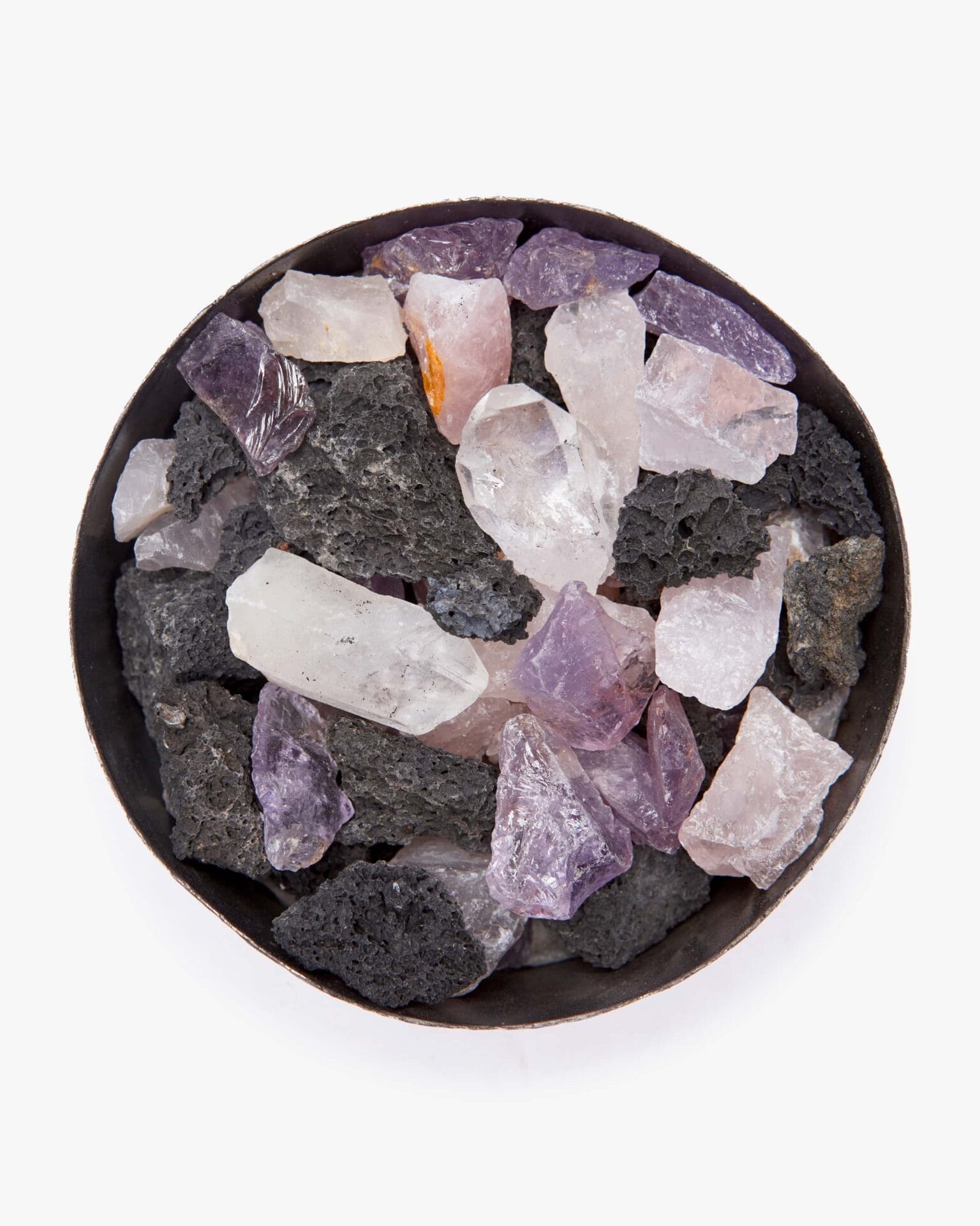 Flat Pot Pourri Small, Pink, Lava 12x5cm (Night Souk) + Refilling 15ml