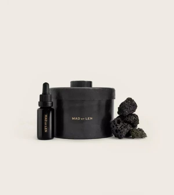 Pot Pourri Apothicaire Grand Lava Rock, 16x10 cm (Terre Noire) + Refilling 15ml - Image 3