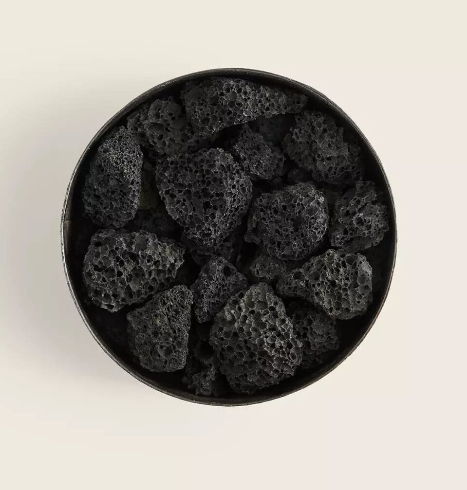 Pot Pourri Apothicaire Grand Lava Rock, 16×10 cm (Terre Noire) + Refilling 15ml