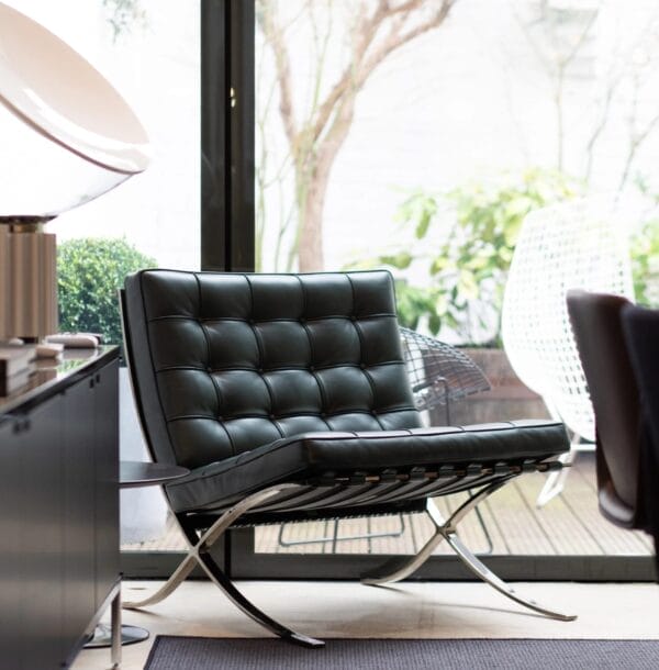 Barcelona Chair Relax, Leather Black