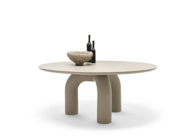 Elephante Dining Table Round, Diam 180 cm,  Grigio Grey - Image 2