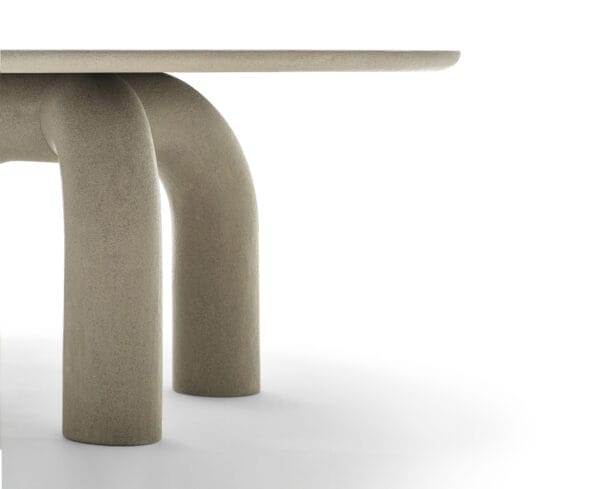 Elephante Dining Table Round, Diam 180 cm,  Grigio Grey - Image 3