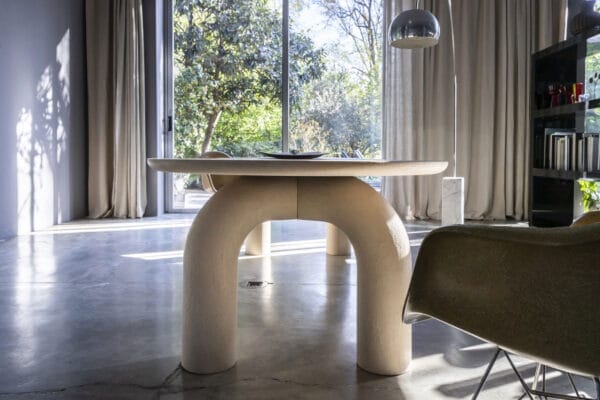 Elephante Dining Table Round, Diam 180 cm,  Grigio Grey