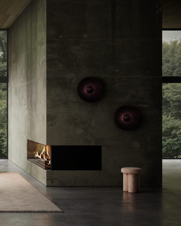 Dusk Wall Lamp- Burned Black L50 W50 H17,5 CM