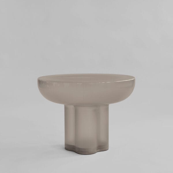 Crown Table, Low - Smoked Desert Mouth-Blown Glass - Image 5