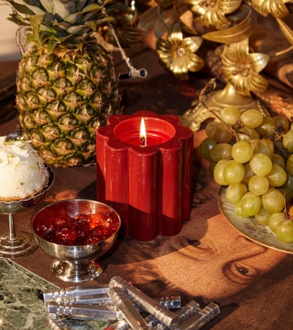 Candela Sandalwood scented vegetal wax and ceramic candle H10 x Ø11cm