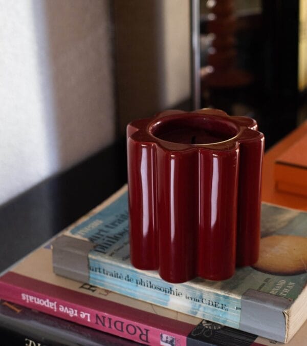 Candela Sandalwood scented vegetal wax and ceramic candle H10 x Ø11cm - Image 3