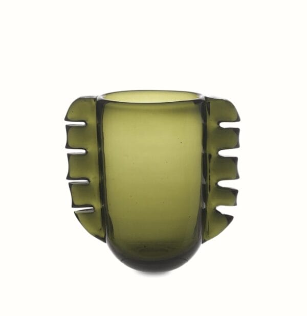 Alas Vase, Moss Green, H25 cm - Image 3