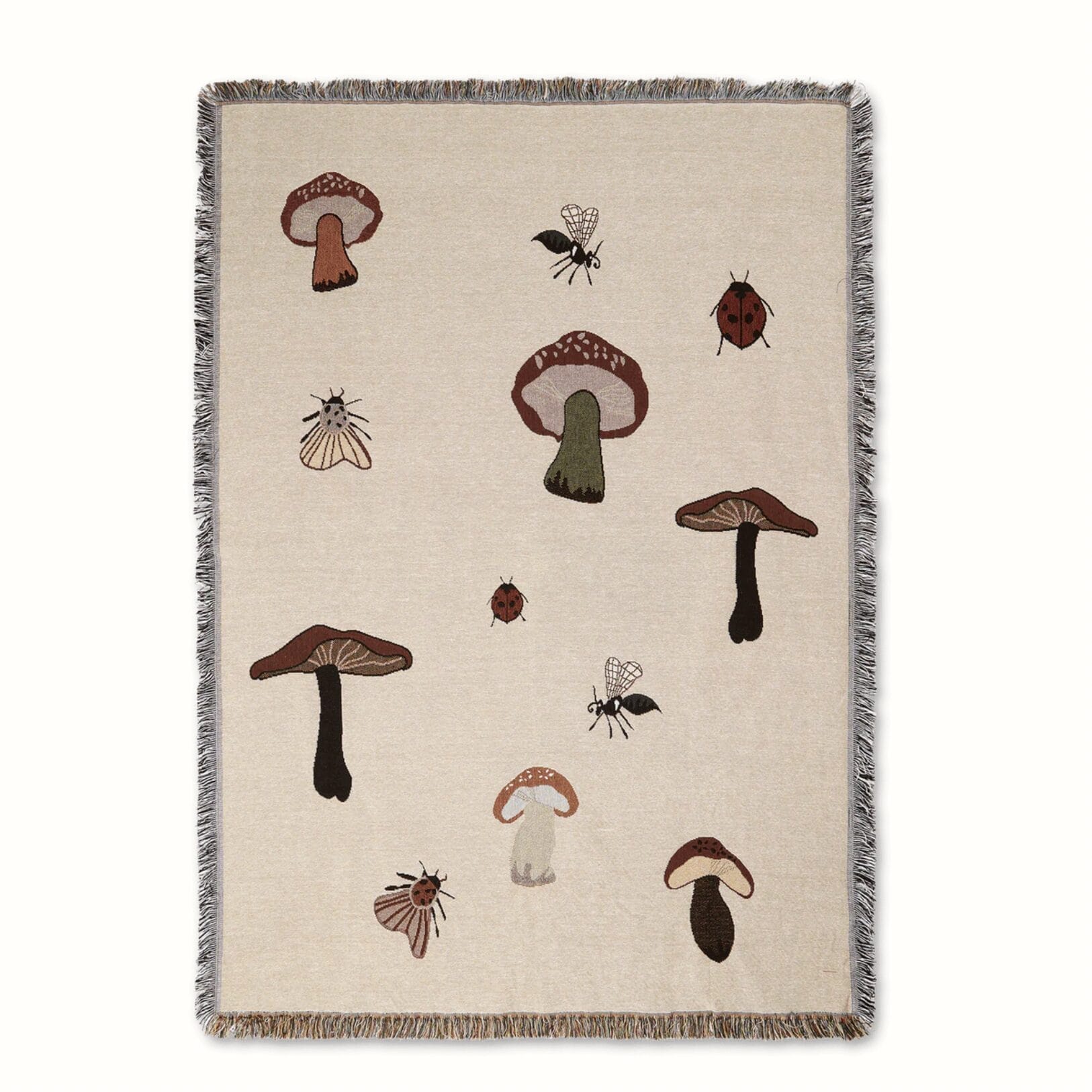 Forest Tapestry Blanket, Sand, W120 cm - Image 3
