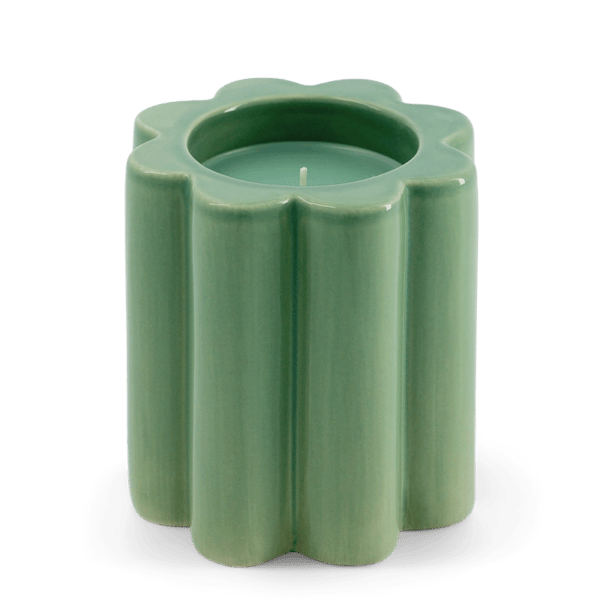 Candela Orange blossom scented vegetable wax and ceramic candle H10 x Ø11cm - Image 4
