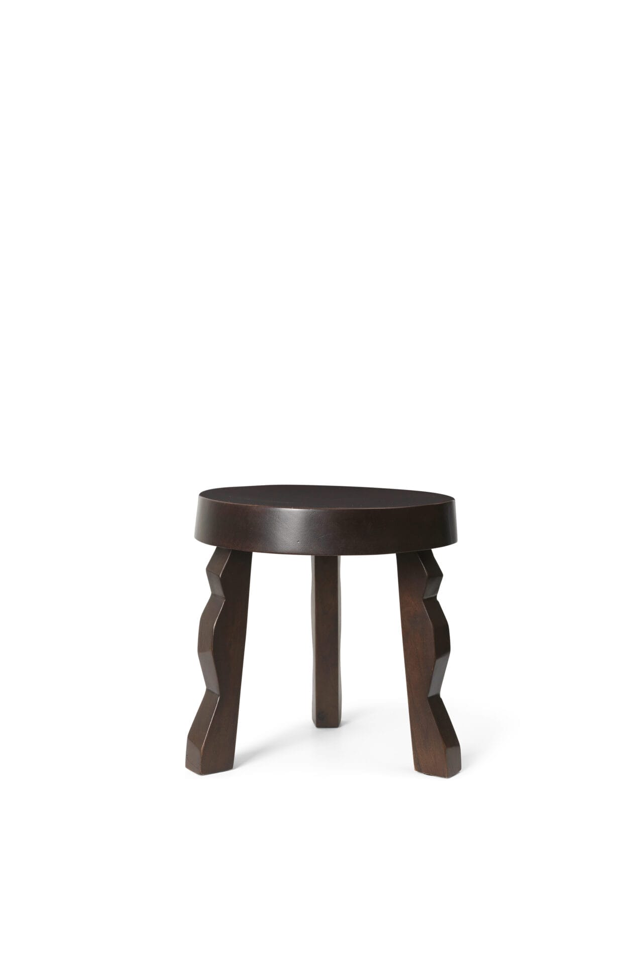 Faye Stool – Dark Stained Mango