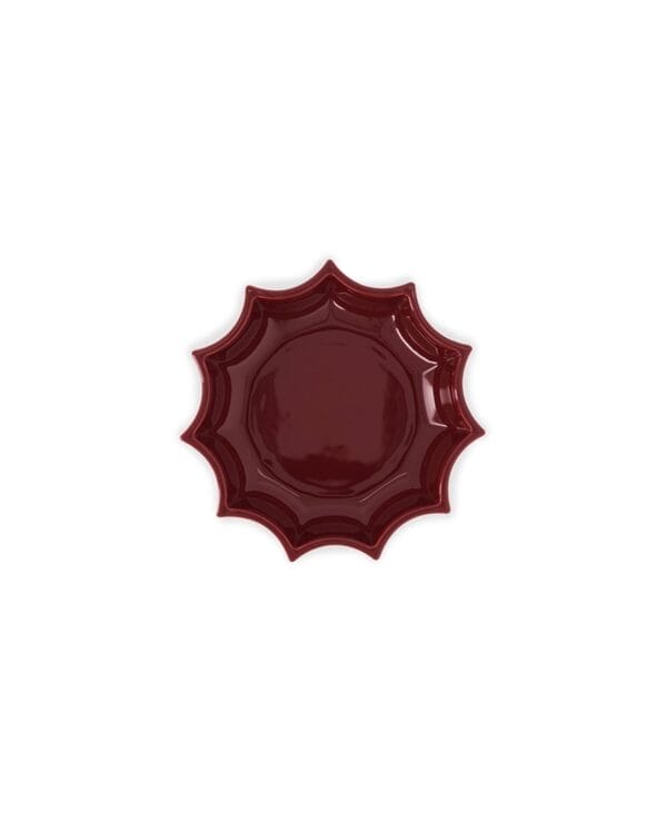 Tasca Small ceramic burgundy pocket emptier Ø22cm - Image 6