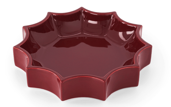 Tasca Small ceramic burgundy pocket emptier Ø22cm - Image 5