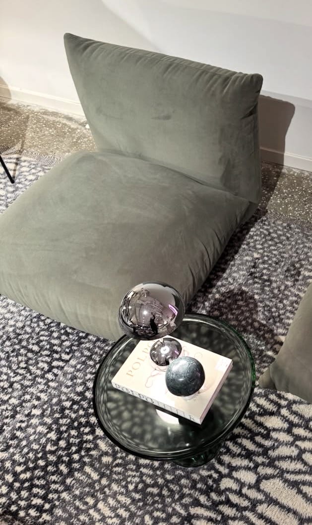 Marenco Soft Armchair, Without Armrests, Scuba color 36 Dark Green, Cat T2, W76 x L96 x 70 cm - Image 3