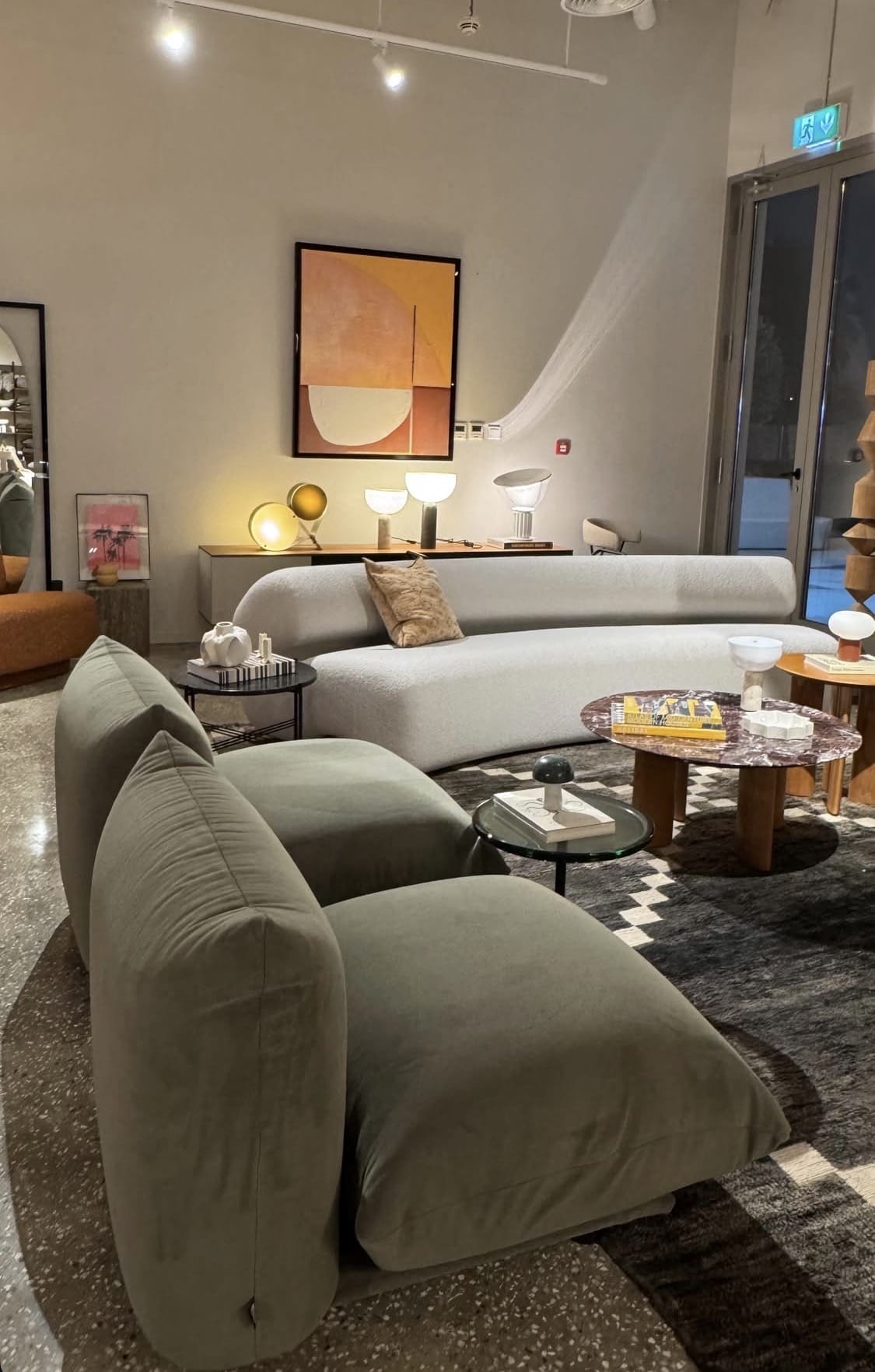 Marenco Soft Armchair, Without Armrests, Scuba color 36 Dark Green, Cat T2, W76 x L96 x 70 cm - Image 2