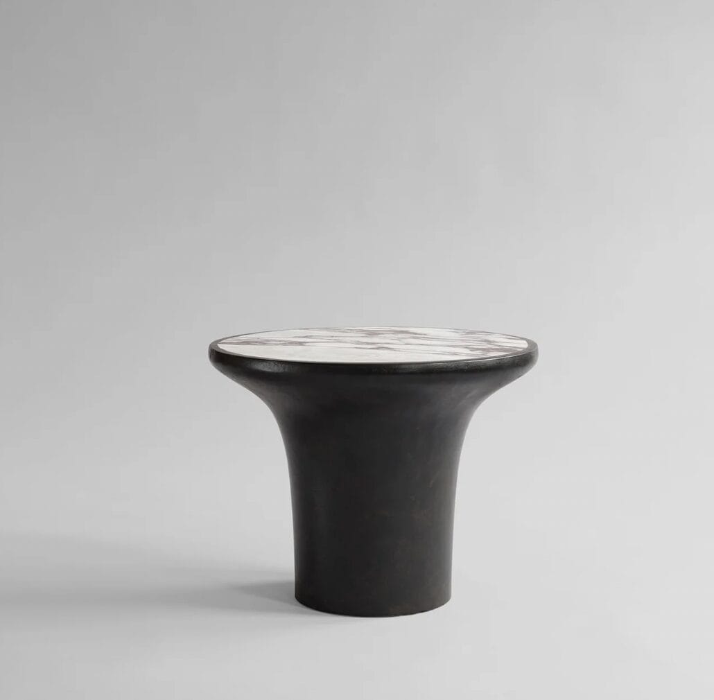 Trumpet Table, Low - Calacatta - Image 5