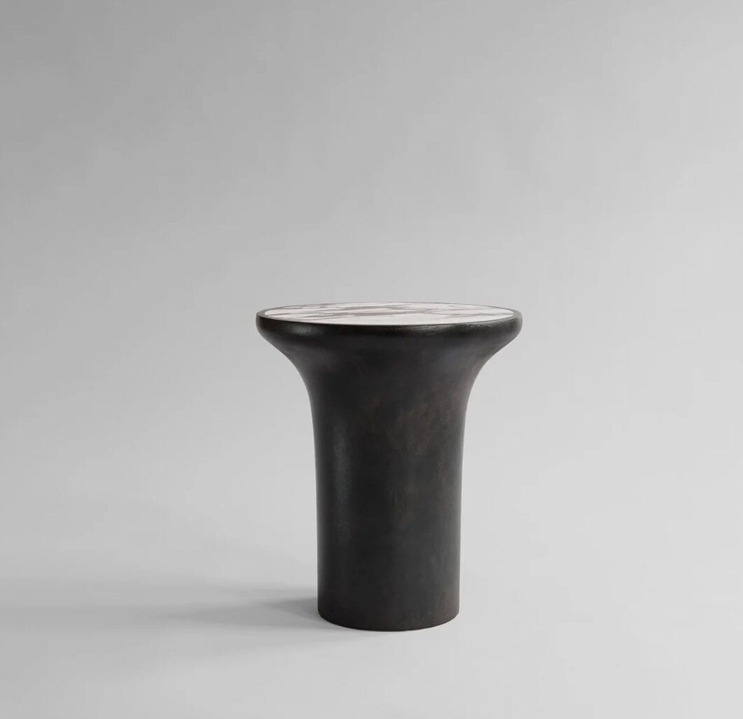 Trumpet Table, Tall - Calacatta - Image 4