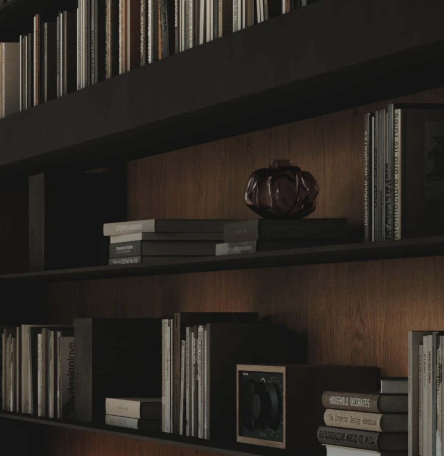 Wabi Vase, Mini - Smoked Forest Mouth-Blown Glass - Image 3