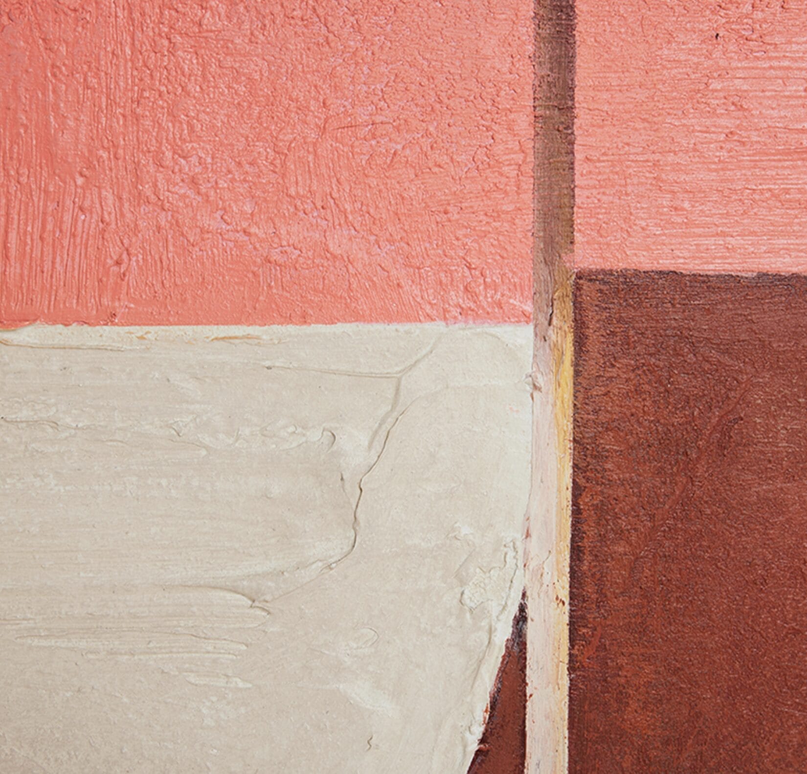 Framed artwork roseate hues, 107x127cm - Image 3