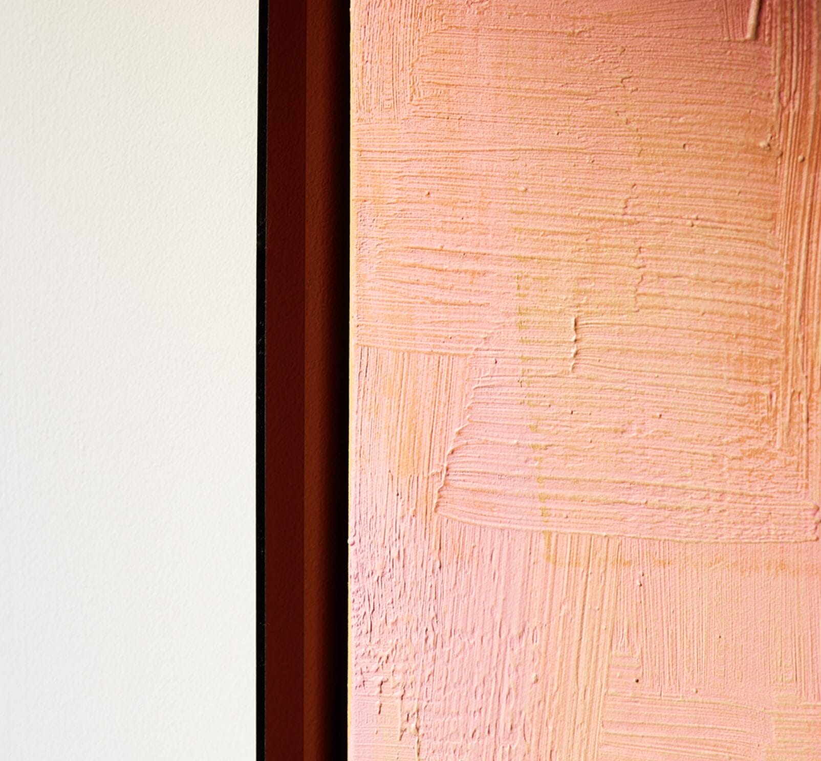 Framed artwork roseate hues, 107x127cm - Image 6