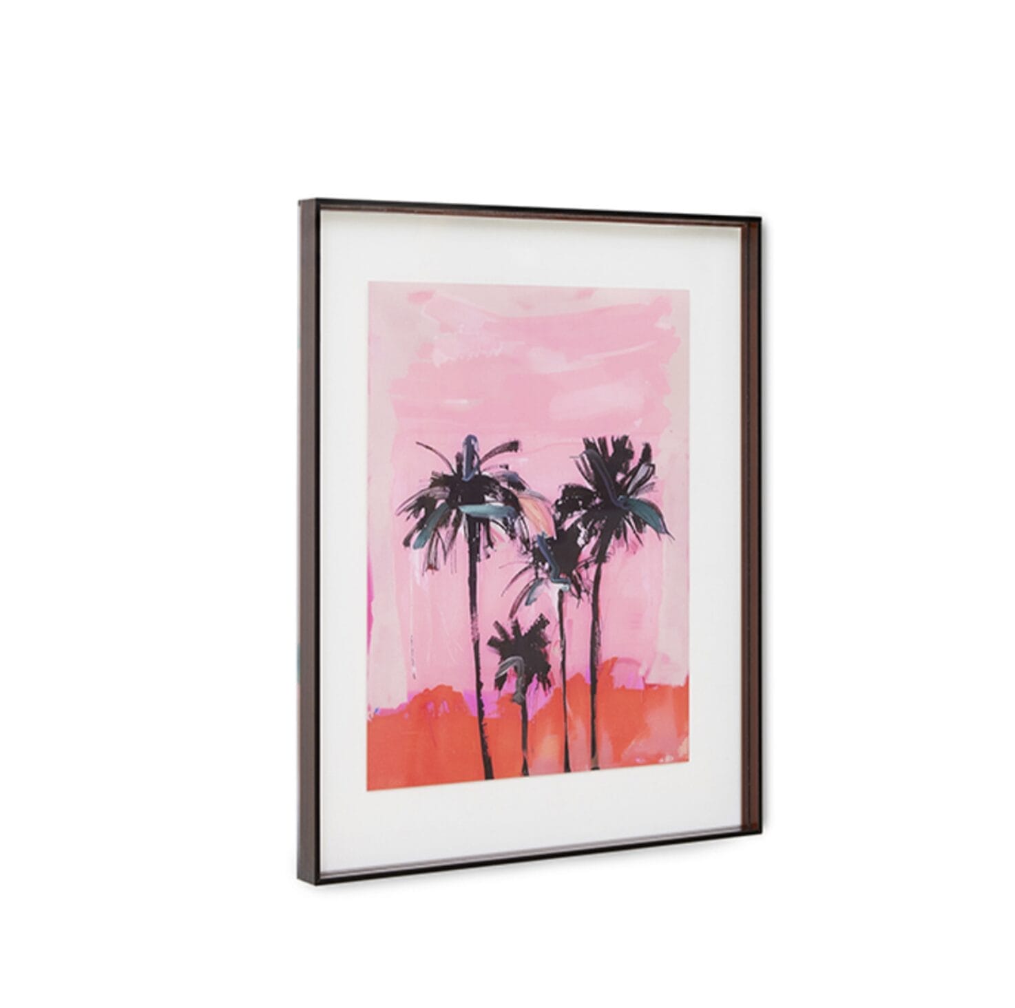 Acrylic frame brown palms, 40x50cm - Image 4