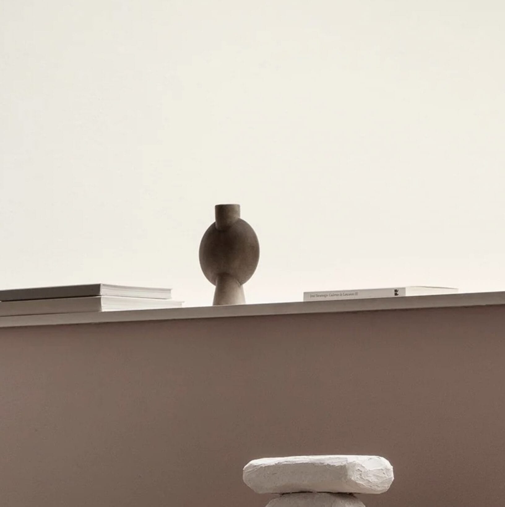 Sphere Vase Bubl, Mini - Taupe, L13 / W6 - Image 3