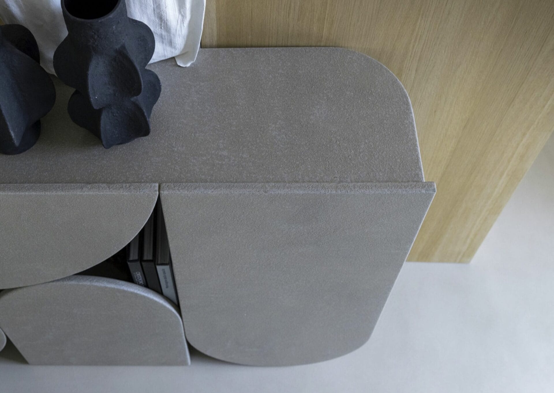 Shape Console, Materical Grey E_03, 148 x 31,5 x H.90 cm - Image 3