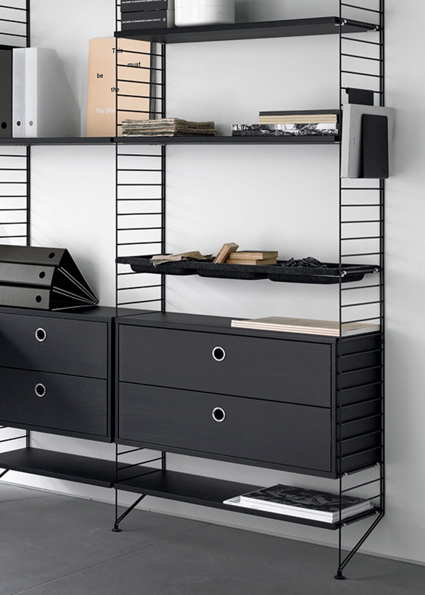 String Configuration 220 x 200 cm, Black - Image 4