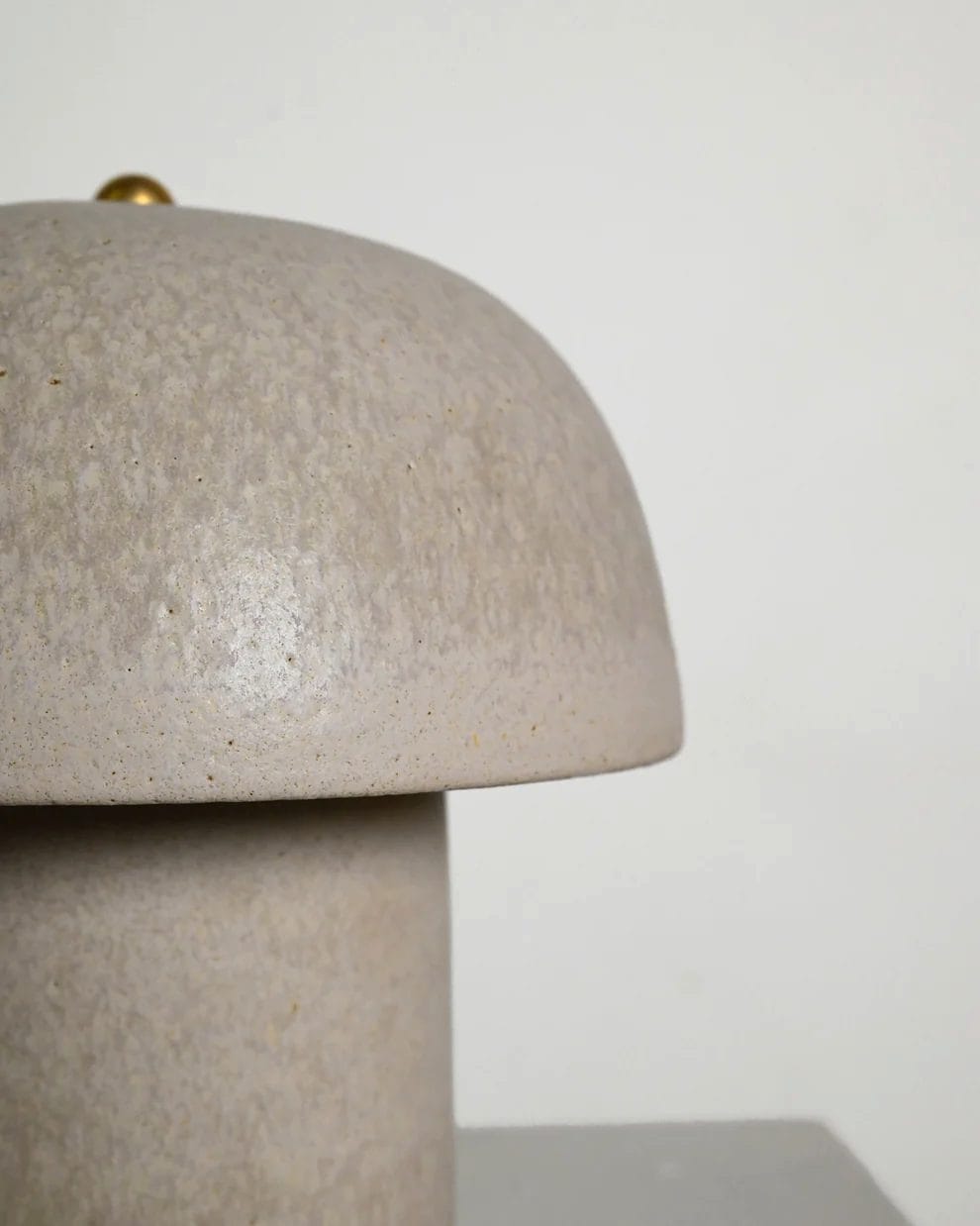 Tera Lamp Glazed, Glazed Ivory, Mini H28 x D23cm - Image 2