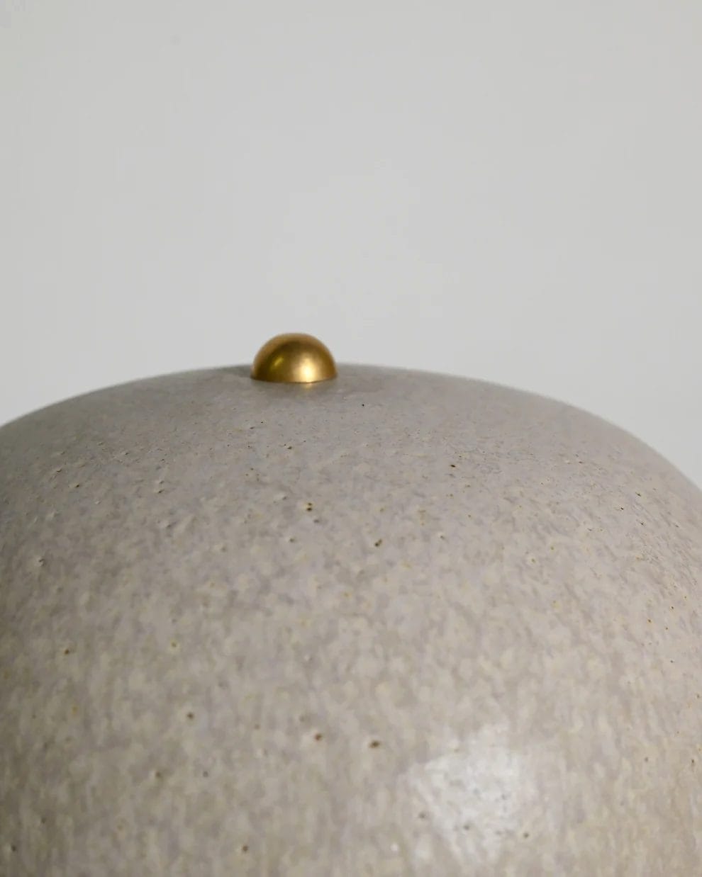 Tera Lamp Glazed, Glazed Ivory, Mini H28 x D23cm - Image 3