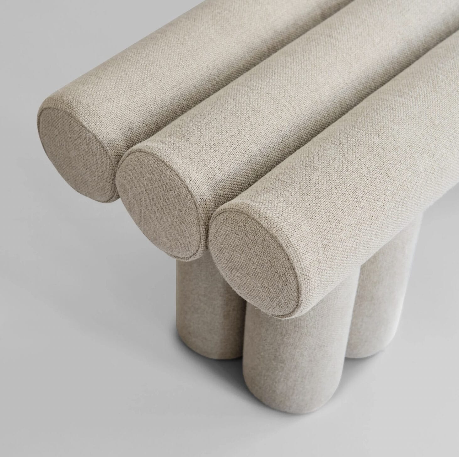 Hiro Bench – Linen Sand H48.5 x L120 x W39cm - Image 4