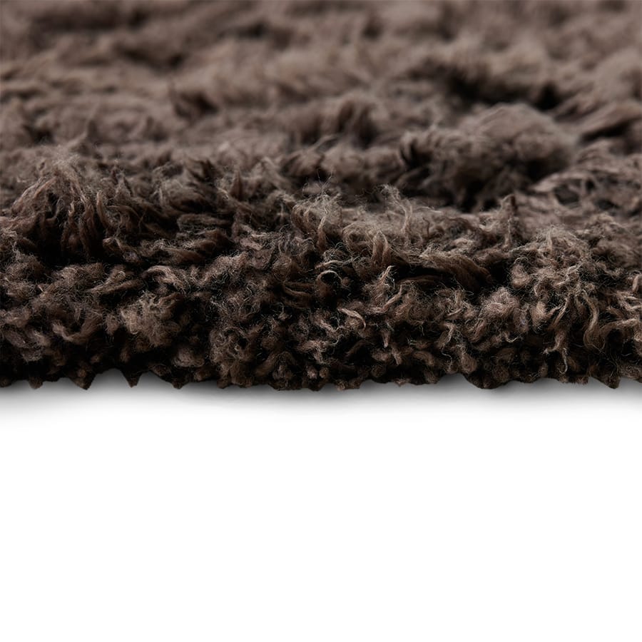 Fluffy rug espresso, 200x300cm - Image 3